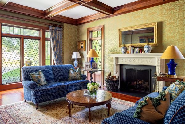 Fireplace, Interior, Living room, Wooden Beams, Wood Texture Flooring