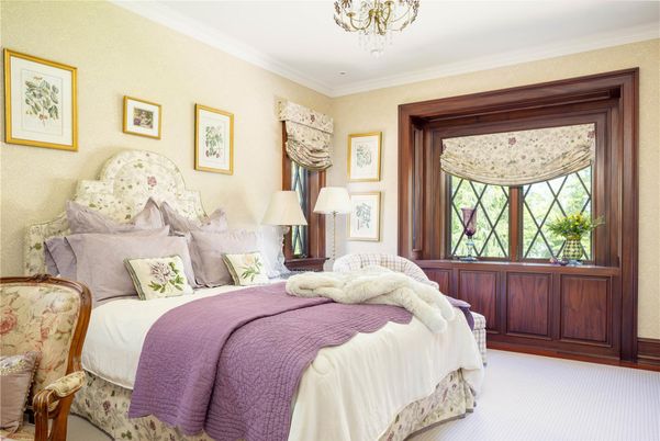 Bedroom, Chandelier, Interior