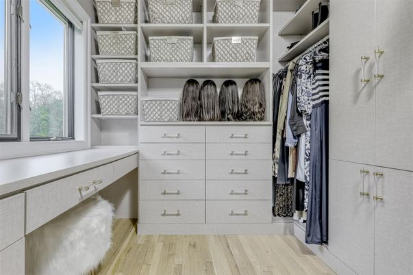 Interior, Walk-in Closets, Wood Texture Flooring