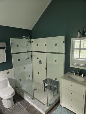 Bathroom, Glass Shower, Interior