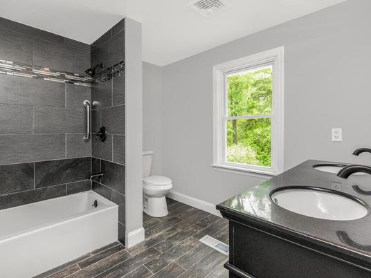 Bathroom, Interior, Wood Texture Flooring