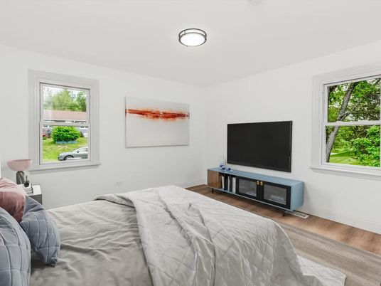 Bedroom, Interior, Wood Texture Flooring