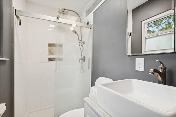 Bathroom, Glass Shower, Interior