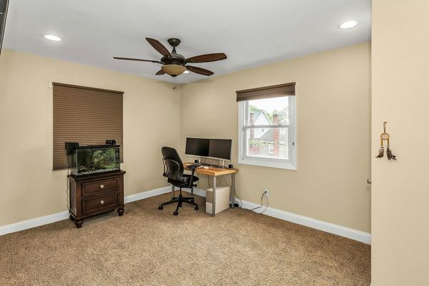 Home Office, Interior, Recessed Lighting