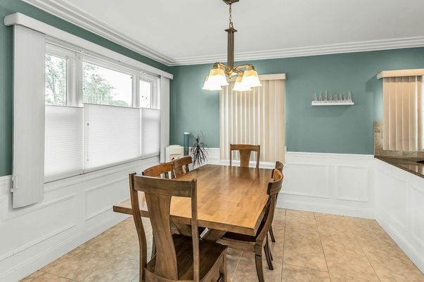 Dining room, Interior, Pendant Lights