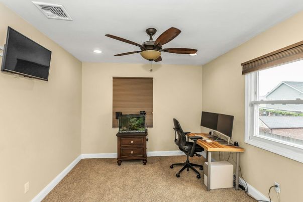Home Office, Interior, Recessed Lighting