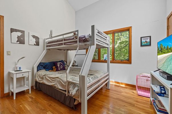 Bedroom, Interior, Wood Texture Flooring