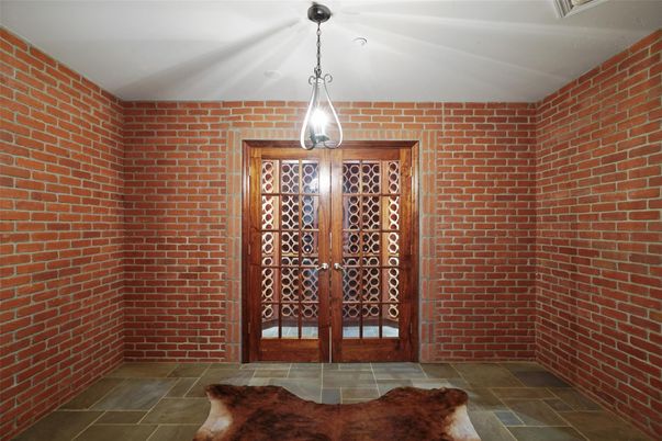 Interior, Pendant Lights, Stone Walls