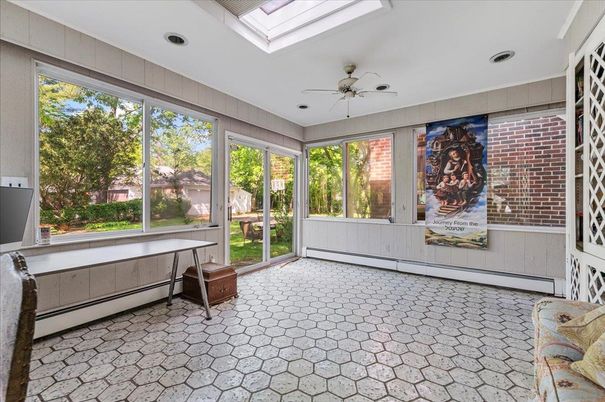 Interior, Stone Walls, Sun Room
