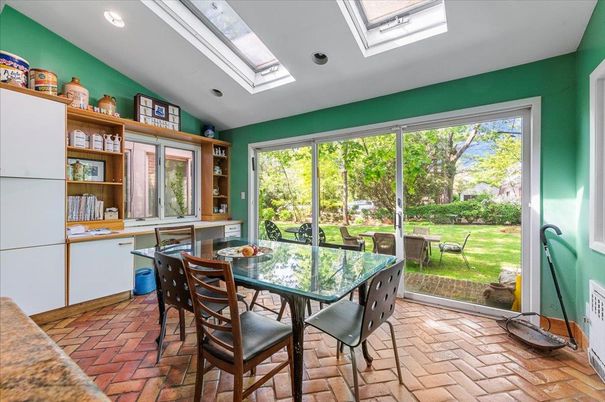 Dining room, Glass Ceilings, Interior, Recessed Lighting, Sun Room