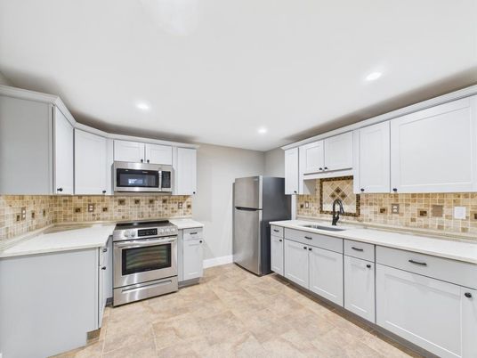 Interior, Kitchen, Recessed Lighting, Stainless Steel Appliances