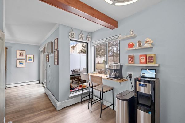 Home Office, Interior, Wooden Beams, Wood Texture Flooring