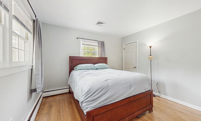 Bedroom, Interior, Wood Texture Flooring