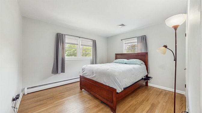 Bedroom, Interior, Wood Texture Flooring