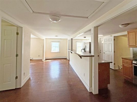 Interior, Kitchen, Wood Texture Flooring