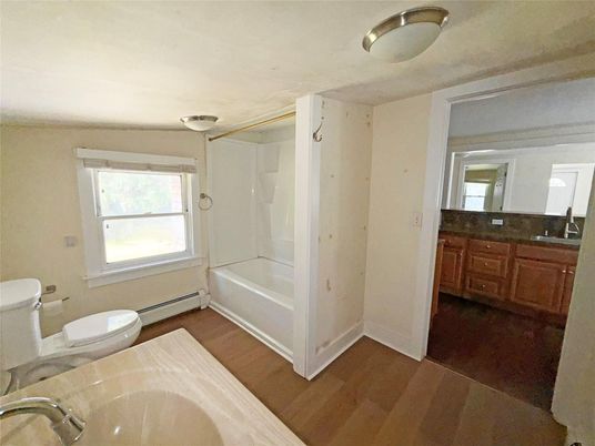 Bathroom, Interior, Wood Texture Flooring