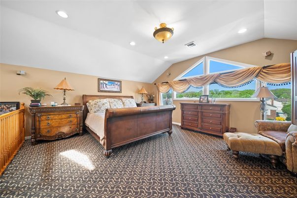 Bedroom, Interior, Recessed Lighting