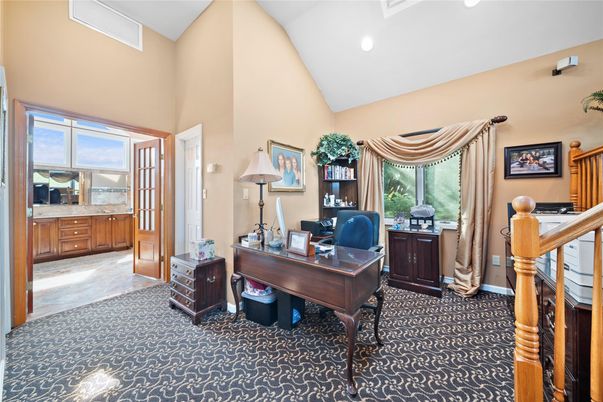 Home Office, Interior, Recessed Lighting