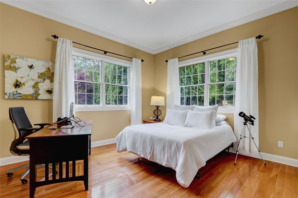 Bedroom, Home Office, Interior, Wood Texture Flooring