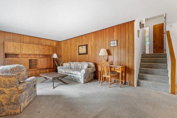 Home Office, Interior, Wooden Walls