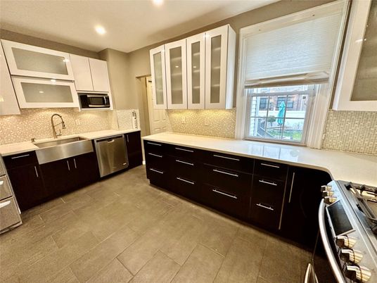 Interior, Kitchen, Recessed Lighting, Stainless Steel Appliances