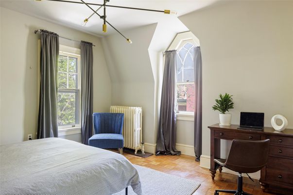 Bedroom, Home Office, Interior, Wood Texture Flooring