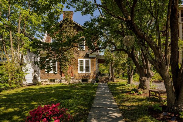 Backyard, Exterior, Facade, Queen Anne Victorian