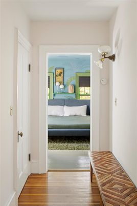 Bedroom, Interior, Wood Texture Flooring