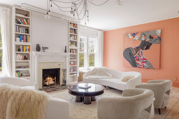 Fireplace, Interior, Living room