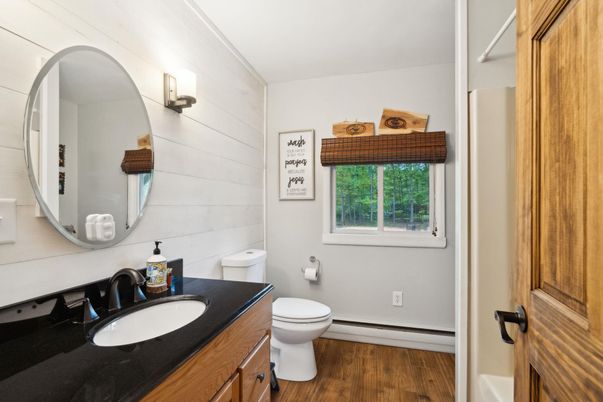 Bathroom, Interior, Wood Texture Flooring