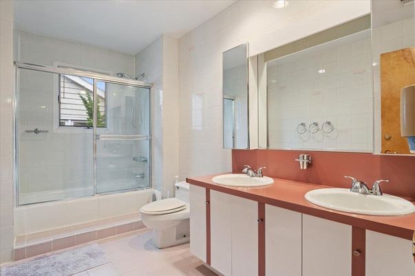 Bathroom, Dual Sink Vanities, Glass Shower, Interior