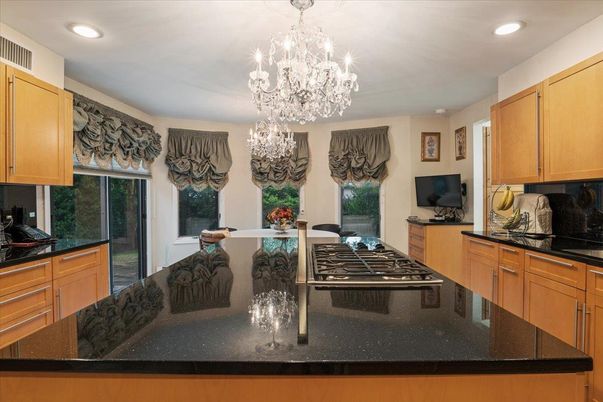 Chandelier, Interior, Kitchen, Recessed Lighting