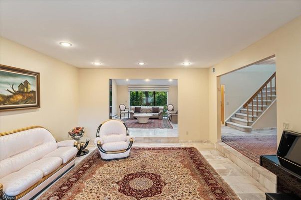 Interior, Living room, Recessed Lighting