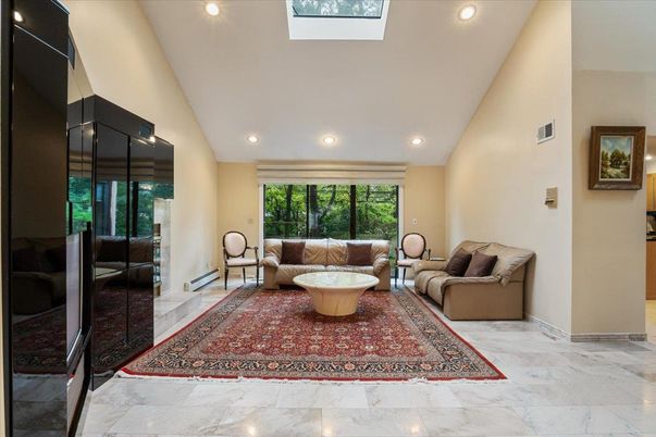 Interior, Living room, Marble, Recessed Lighting