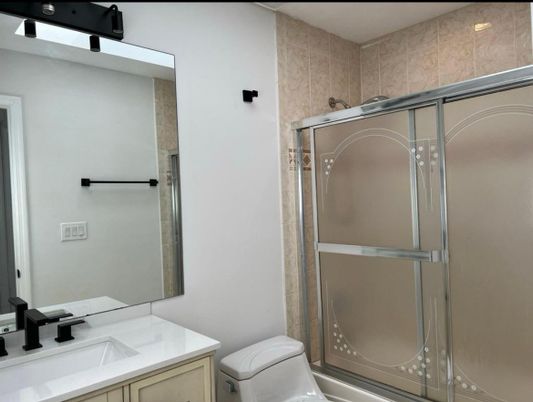 Bathroom, Glass Shower, Interior