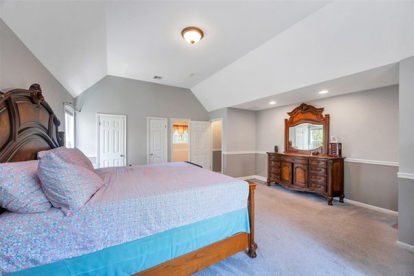 Bedroom, Interior, Recessed Lighting