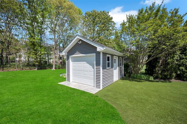 Backyard, Detached Garage, Exterior