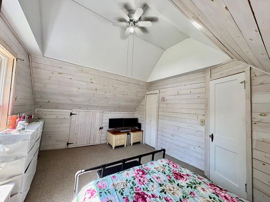 Bedroom, Interior, Wooden Walls