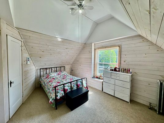 Bedroom, Interior, Wooden Walls