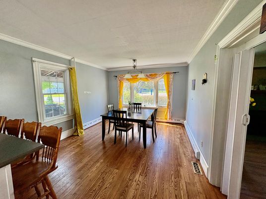 Dining room, Interior, Wood Texture Flooring