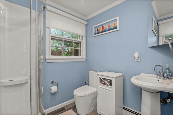 Bathroom, Interior, Wood Texture Flooring
