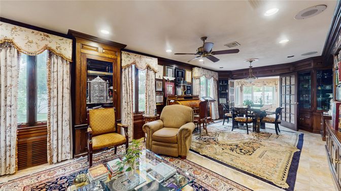 Dining room, Interior, Recessed Lighting
