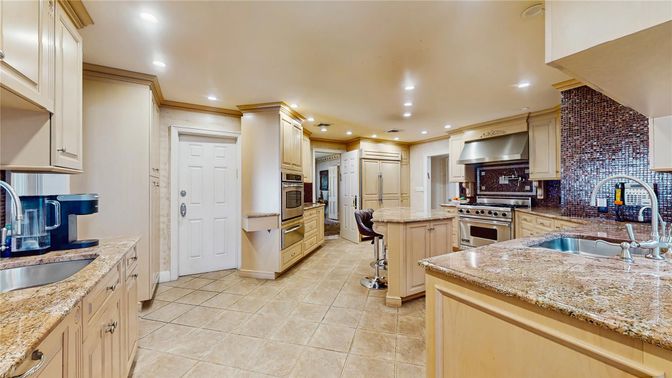 Interior, Kitchen, Recessed Lighting, Stainless Steel Appliances