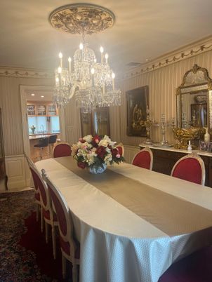 Chandelier, Dining room, Interior