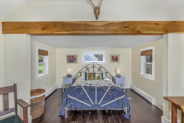 Bedroom, Interior, Wooden Beams, Wood Texture Flooring