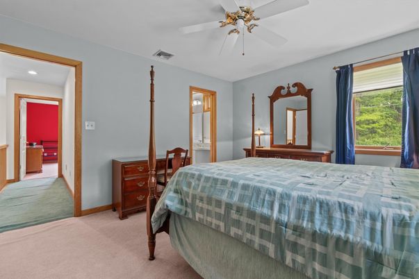 Bedroom, Interior, Recessed Lighting