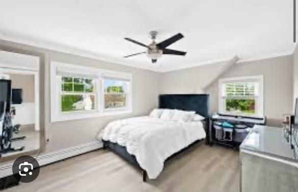 Bedroom, Interior, Wood Texture Flooring