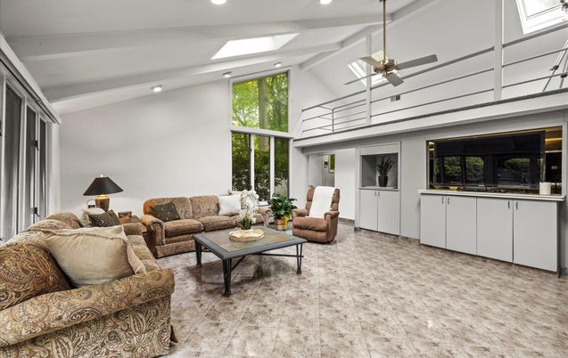 Interior, Living room, Recessed Lighting