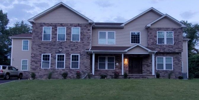 Exterior, Facade, Brick Facade, Brick Traditional