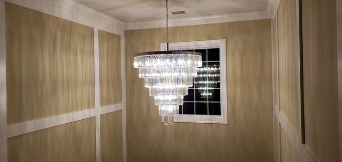 Chandelier, Interior